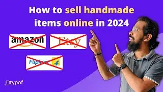 How to sell handmade items online in 2024 [Hindi]