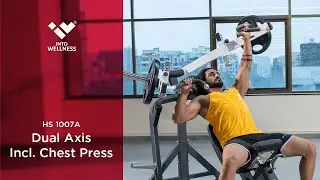 Shoulder/Chest Workout with HS 1007A Dual Axis Incline Chest Press by Into Wellness/Realleader USA