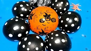 FUN HALLOWEEN WATER BALLOONS POP!!!
