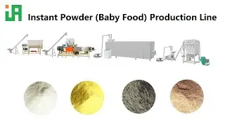 1ton/h Instant Powder (Baby Food, Nutrition Powder) Production Line (with 2 Sets of TSE85 Extruders)