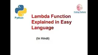 Lambda function in python in Hindi 