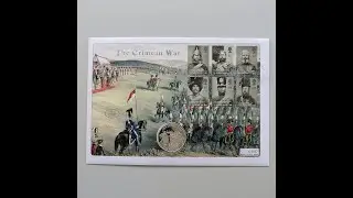 2004 The Crimean War Silver &pound;5 Coin Cover - Westminster First Day Covers UK