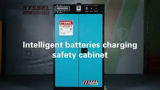 SYSBEL 45 Gal 2 Door Smart Safety Charging Cabinet #SYSBEL #sysbel #lithiumbattery