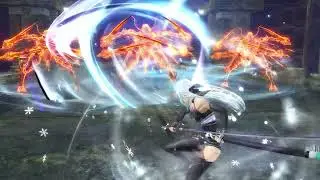 shizuna's judgement cut (slow motion)