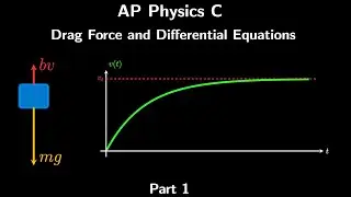 AP Physics C: Drag Force - How to Part 1