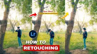 LIGHTROOM GREEN TONE PHOTO RETOUCHING|GLOW EFFECT LIGHTROOM MOBILE|LIGHTROOM PHOTO EDITING