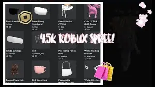 4k+ ROBUX SHOPPING SPREE! | Roblox