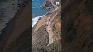 Drone video shows Highway 1 after Big Sur reopening