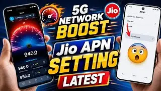 Jio 5G High Speed APN Settings 2026 | Jio 4G/5G APN Settings | 5G Network Problem Solved