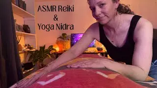 Full Body ASMR Reiki & Guided Yoga Nidra to Fall Asleep Quickly & Rest Deeply🦜Rainforest Sounds