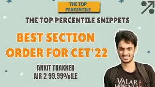 JBIMS Topper's Time Distribution Strategy and Sectional Order for MBA CET (2020 Pattern) | 99.99%ile