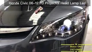 Honda Civic FD 06-12 Projector Head Lamp Led