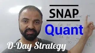 Crack SNAP Quant DDay strategy