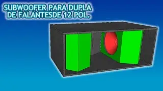 SUBWOOFER BOX FOR ONEDOUBLE SPEAKER 12 IN.
