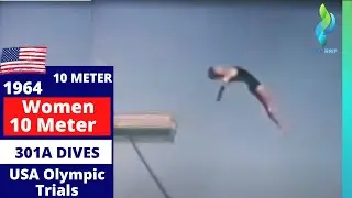 1964 Womens 10 Meter USA Diving Olympic Trials - 301A