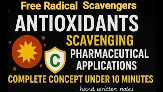 Free Radical Scavengers & Antioxidants | Mechanism, Scavenging Process & Pharmaceutical Applications