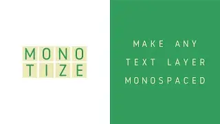 Monotize – After Effects script