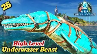 3 Basilosaurus Tame + Alpha Leeds Kill 🔥 | Ocean Power Unlocked! | ARK Ascended
