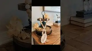 Create a stunning fall tiered tray decor #falldecor