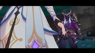 Traveler Lumine Vs Nameless Samurai