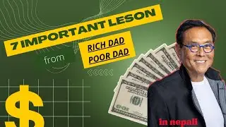 7important lesson form rich dad poor dad in nepali🇳🇵🇳🇵#financialfreedom ##nepal