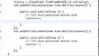 Android Application Development Tutorial   10   Using setText method for our button