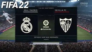 FIFA 22 - Real Madrid vs Sevilla FC - La Liga Santander | PS4