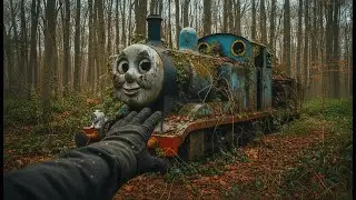 ASMR Car Restoration 😱 &ndash; Abandoned Thomas Train Found in the Forest | Full Rebuild