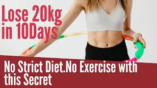 Natural Fat Burner Detox Drink to Lose Weight 20KG in 10 Days!