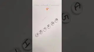 For VIVEGA❤️💞🥰💕 Water💧art🎨 || #shorts #ytshort #art #viral