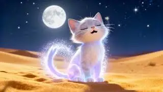 Divi Meets the Magical Baby Cat Spirit &ndash; A Mystical Bedtime Moment ✨🐦🐱