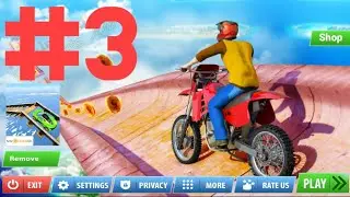 Real Impossible Bike Stunts #3 2019 : Mega Ramp Games -Best Android Gameplay HD