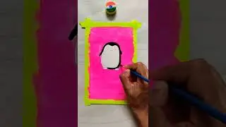 do you like penguin 🐧 #satisfying #penguin #art #artwork #cute #painting