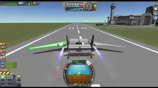 Plane assisted rocket launch to orbit (in KSP)