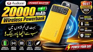 Audionic Magneto Pro Max 20000 MAh Wireless Powerbank Unboxing and Review 2026 🔥