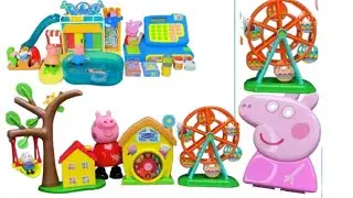 9 Minutes Super Satisfying Peppa Pig Toy Unboxing & Playset Fun | review toys 