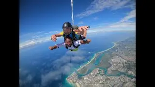 First time skydiving #skydiving #skydive #goldcoast #australia #firsttimedive #sky #brisbane #views