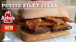 Arby's&reg; Petite Filet Steak Sandwich Review! | Steak & Bacon Melt 🥩🥓🥪