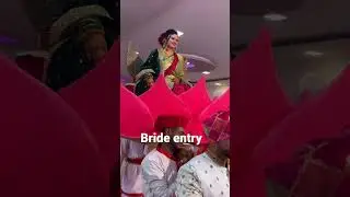Bride entry  #trending #viral #bridalmakeup #makeupshorts #makeupartist #makeup #makeuplook #bride
