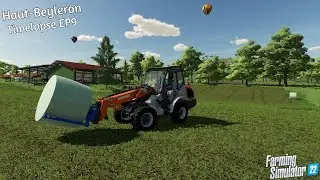 FS22/LS22◼️Haut-Beyleron EP9◼️Rolling Field34,Spraying weeds,making silage bales,liming fields