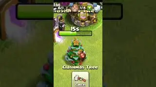What's inside the 2023 Christmas Tree obstacle? (clash of clans) #shorts #coc #clashofclans