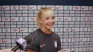 Post-Match Mixed Zone | Claire Hutton | USWNT vs. Canada