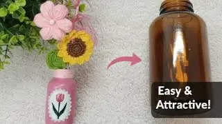 Don't throw away empty bottles! ❌ DIY Flower Pot Craft ✨