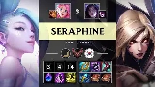 Seraphine Carry vs Kai'Sa - KR Grandmaster Patch 25.17