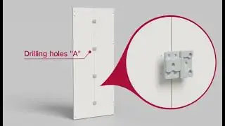 Fold slide hanging roller system T909B installation video
