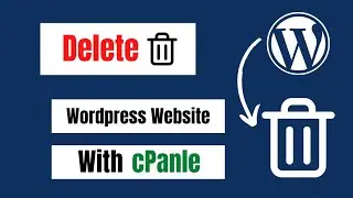 How To Delete WordPress Website With Your Cpanel। Free Domain & Hosting Lifetime
