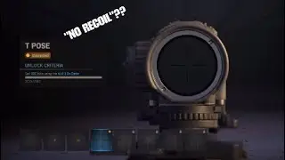 T POSE RETICLE=NO RECOIL??|CoD Modern warfare Warzone