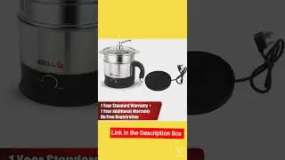 iBELL MPK120L Premium Stainless Steel Multi Purpose Kettle/Cooker with Inner Pot 1.2 Litre (Silver)