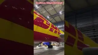 Excellence. Simply Delivered: DHL #shorts #airplane #reels