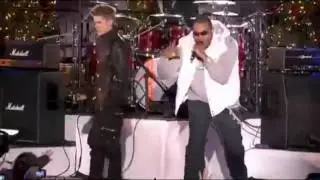 Justin Bieber & Busta Rhymes - Drummer Boy Live at Rockefeller Center